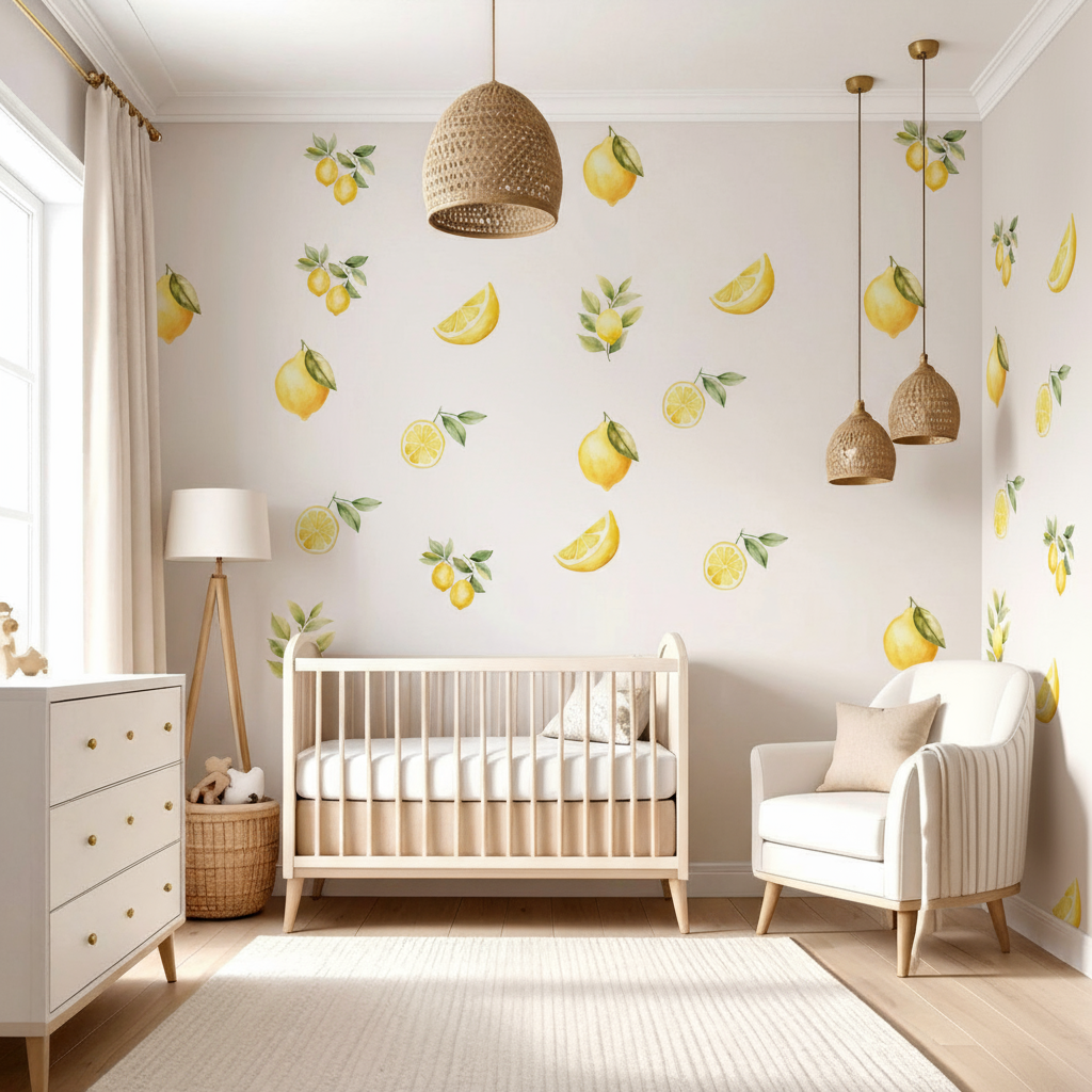 Lemon Wall Stickers Set