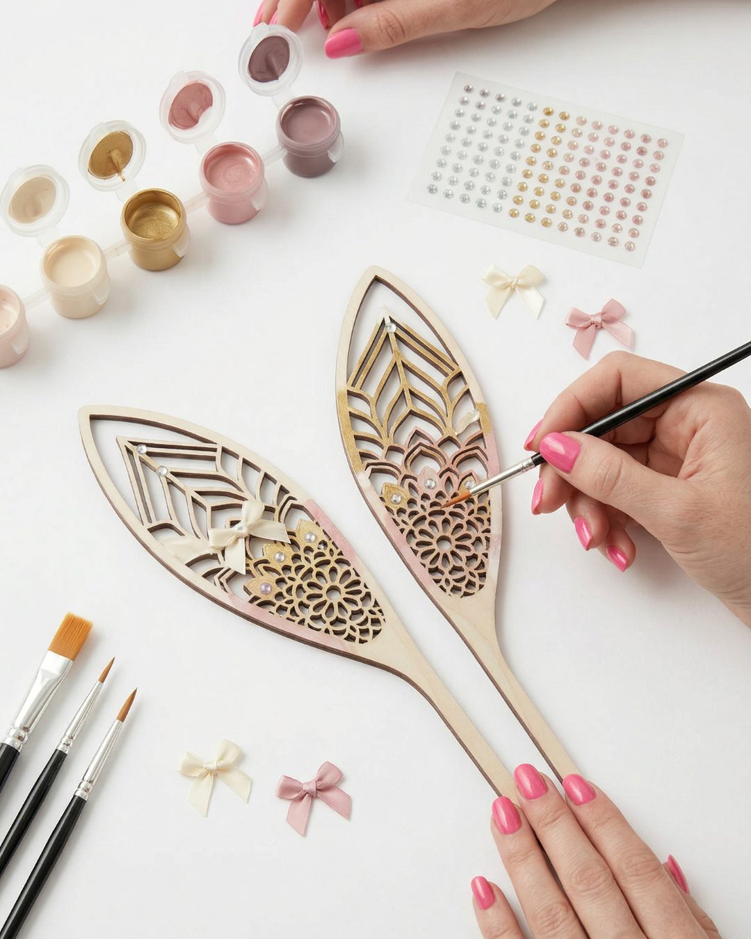 Wooden Whimsical Bunny Ears