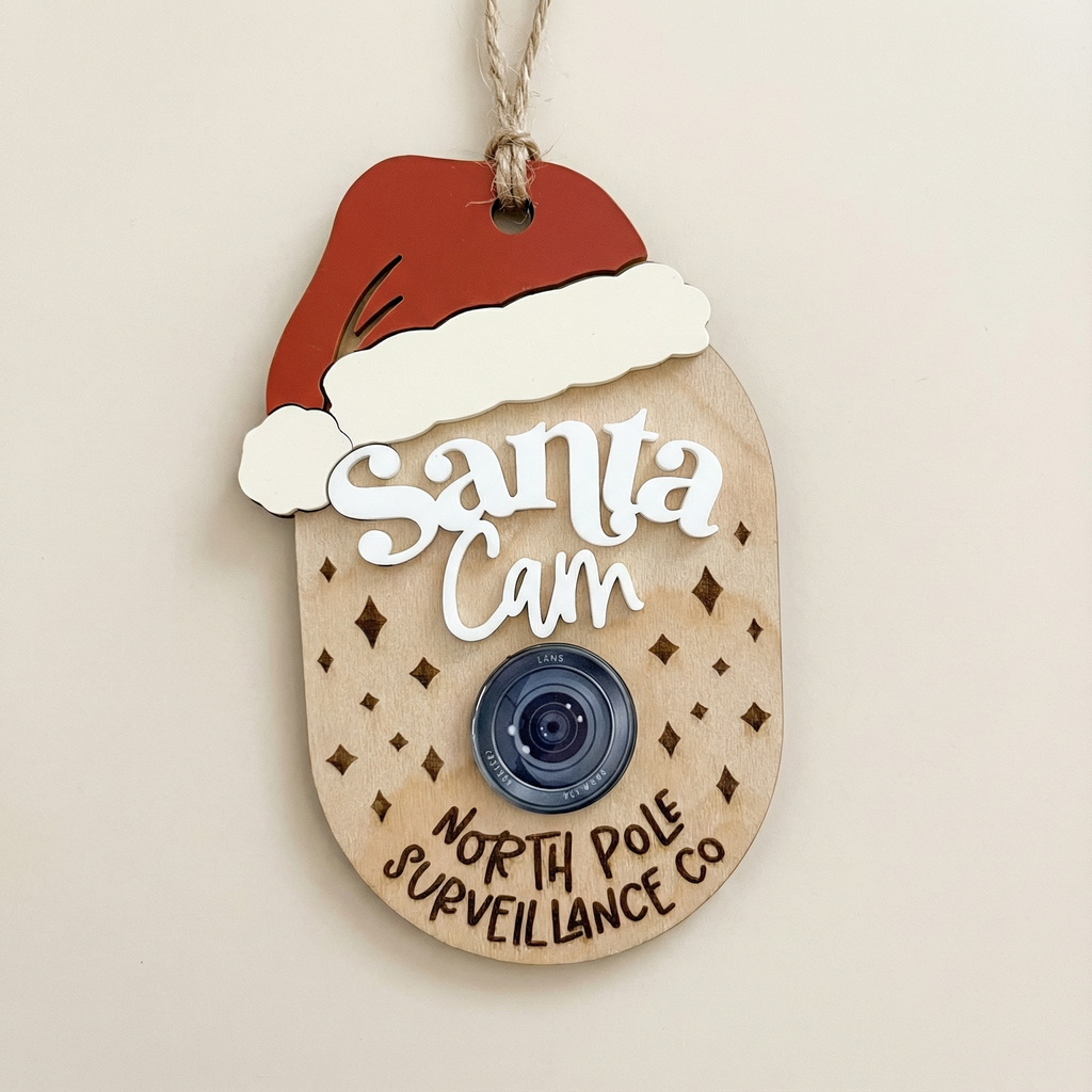 Santa Cam Ornament – North Pole Surveillance Co.