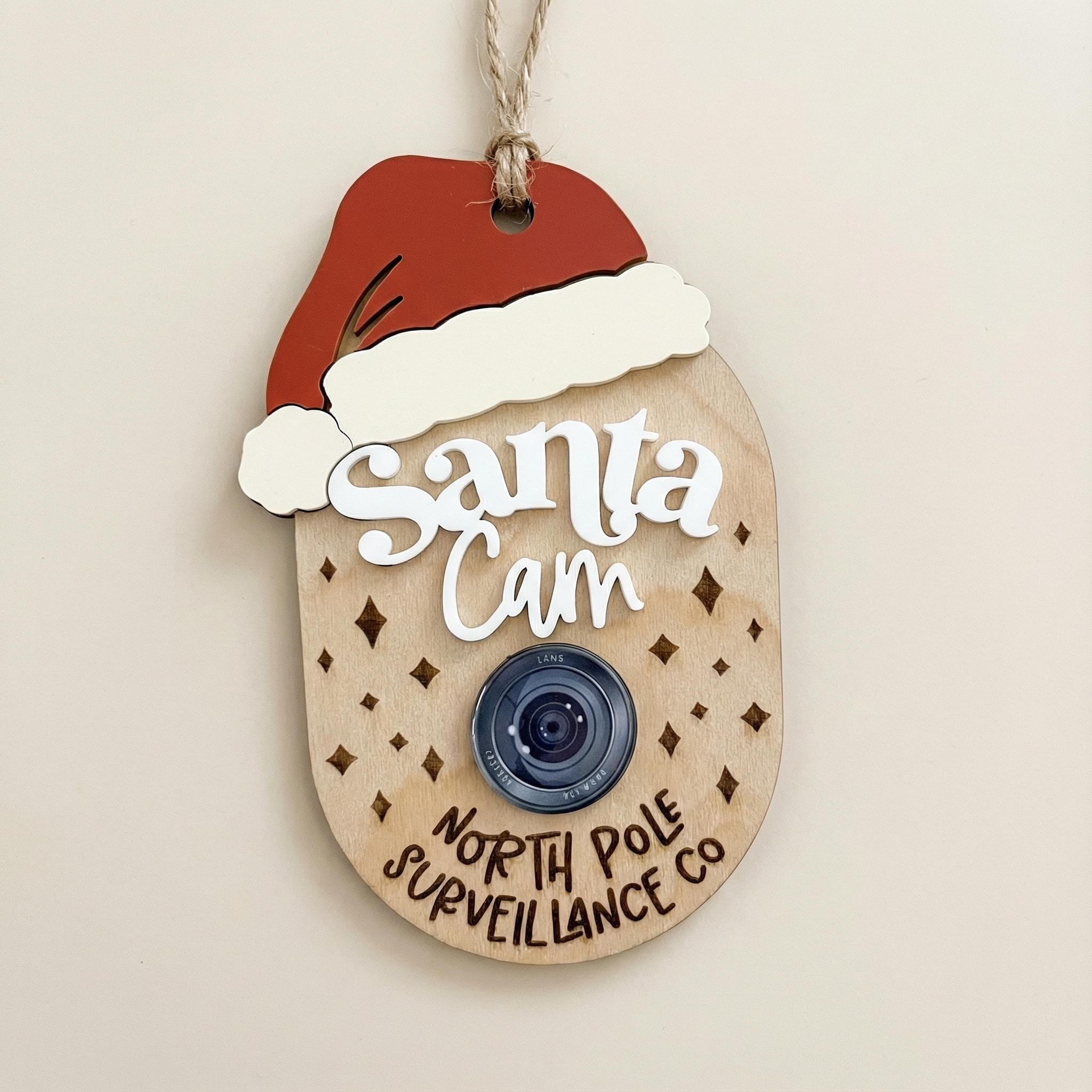 Santa Cam Ornament – North Pole Surveillance Co.