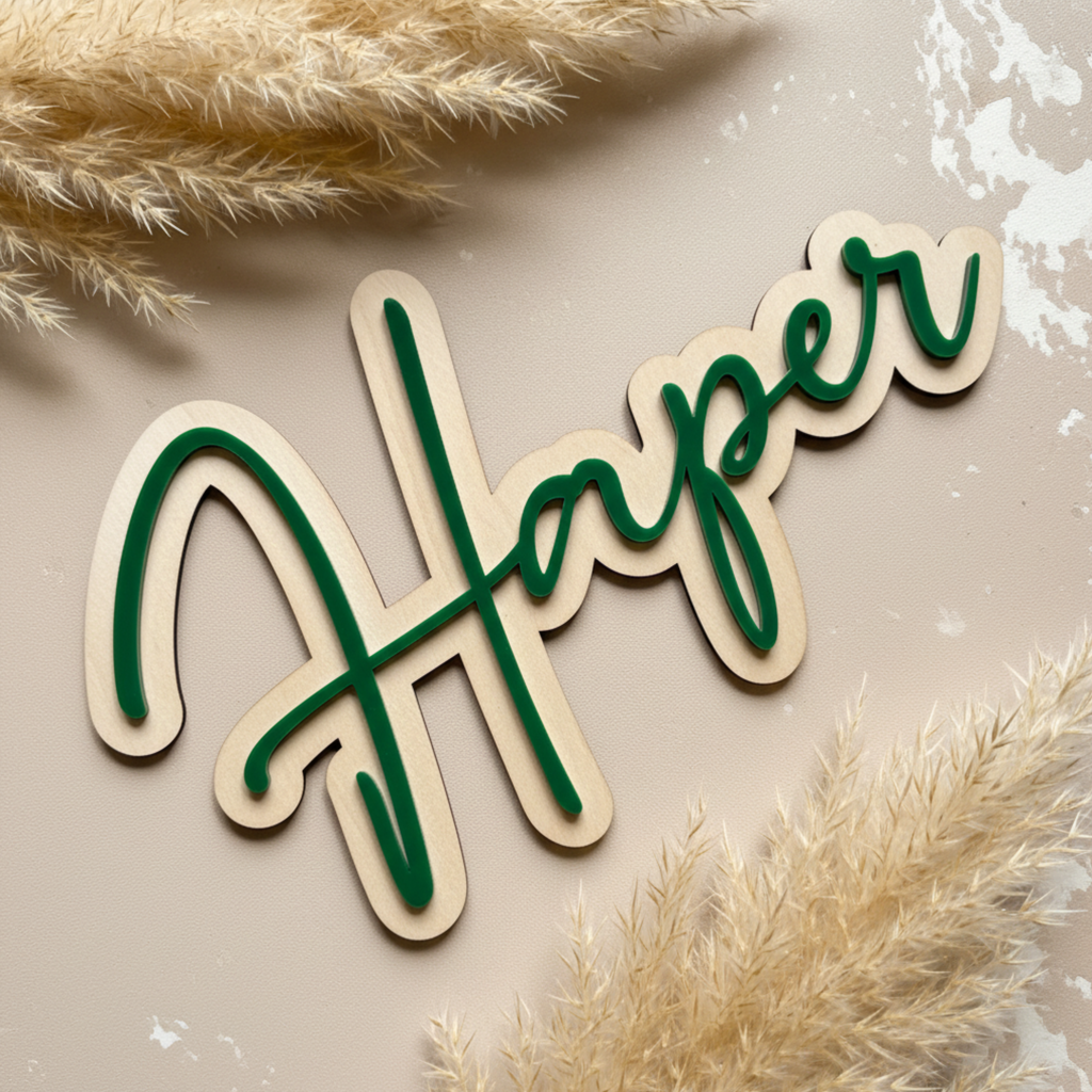 Double Mounted Name Signs