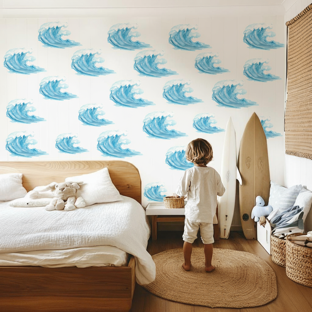 Wave Wall Sticker Set