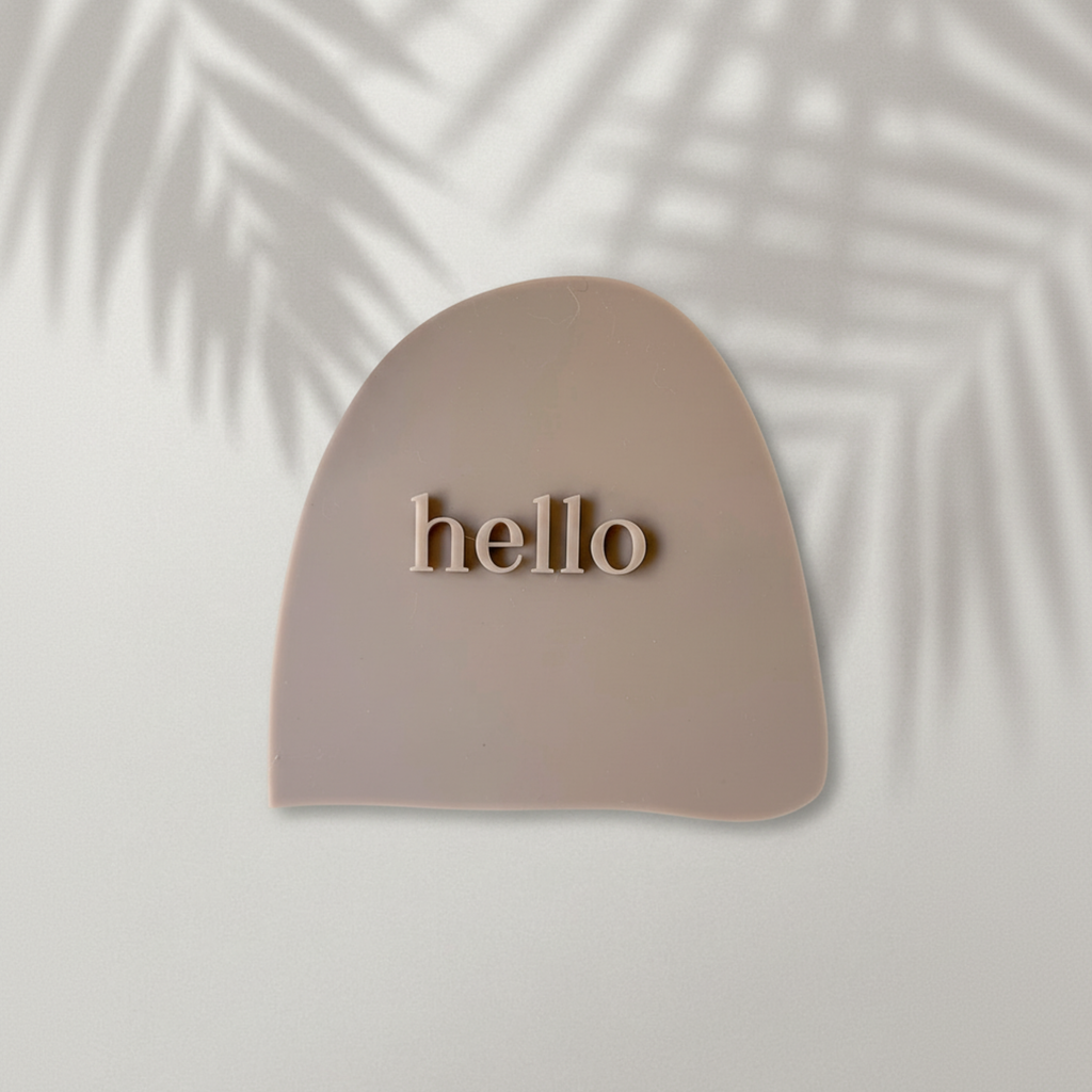 Acrylic Announcement Discs - Single Name