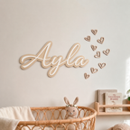 Personalized Double Mounted Name Sign