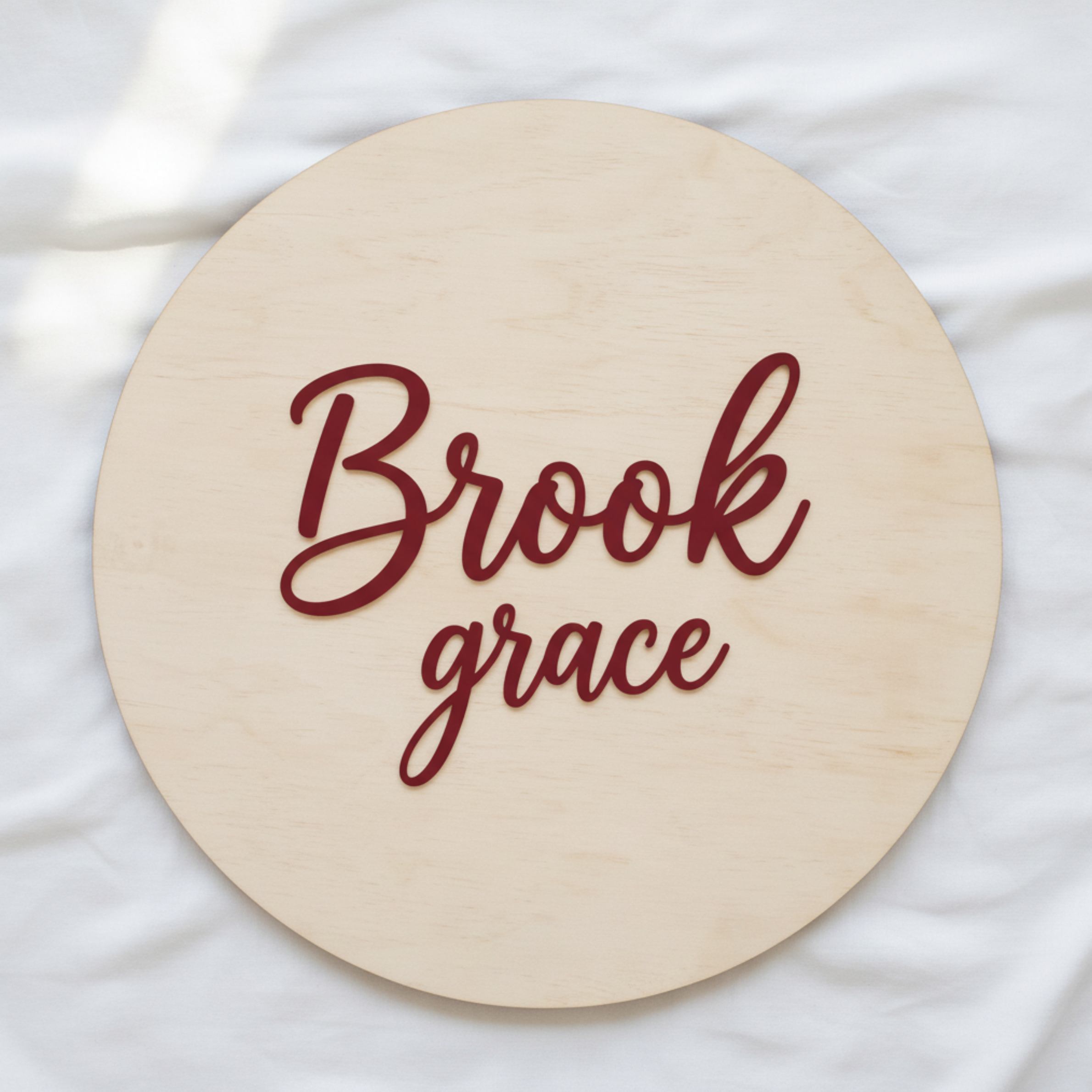 Circle Double Name Sign