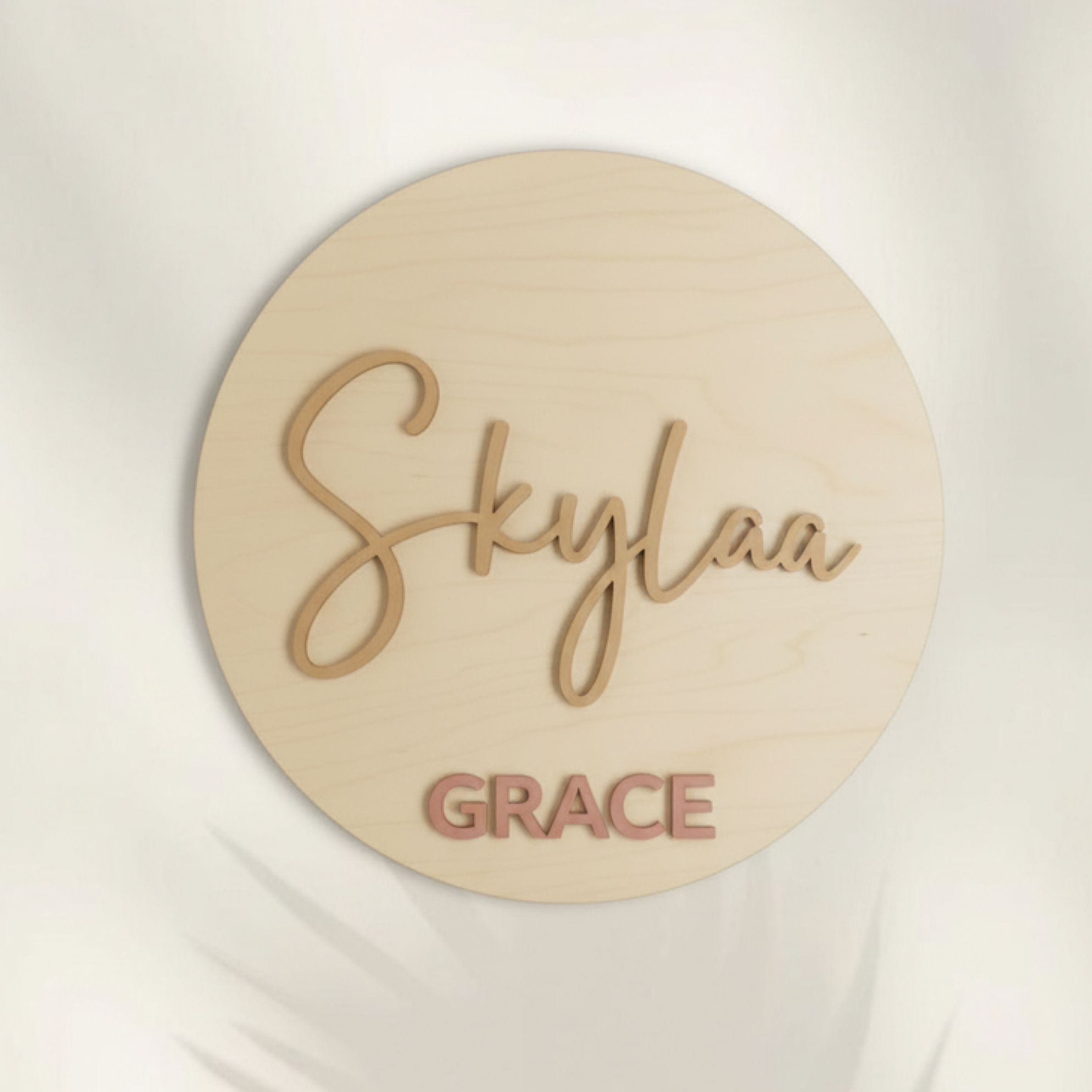 Circle Double Name Sign