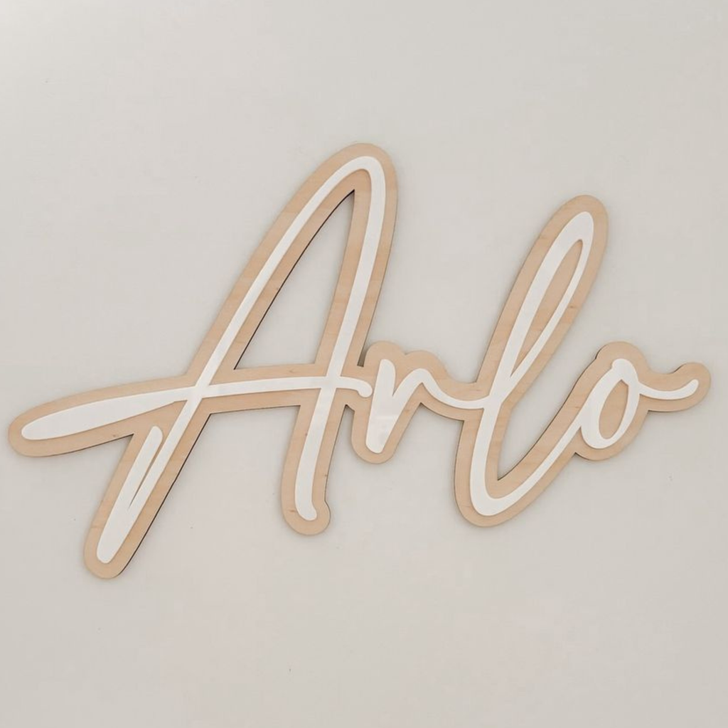 Double Mounted Name Signs