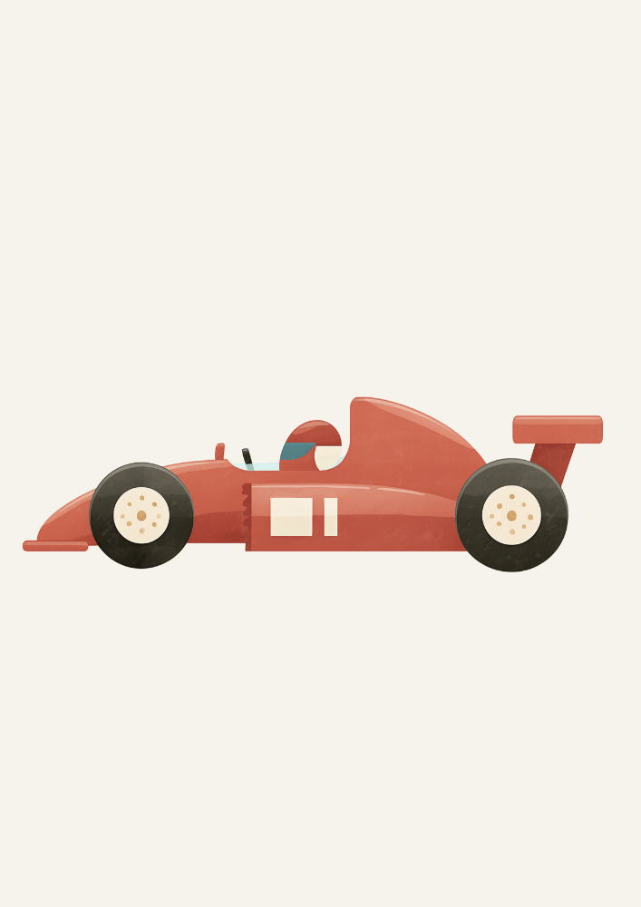 Red Racing Car
