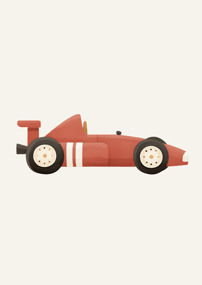 Red Racing Car