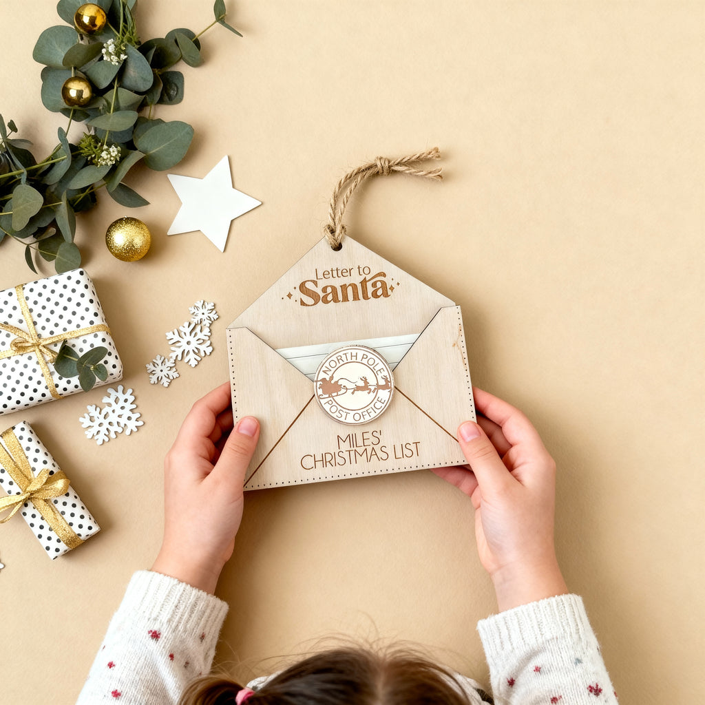 Letter to Santa – Wooden Keepsake Envelope