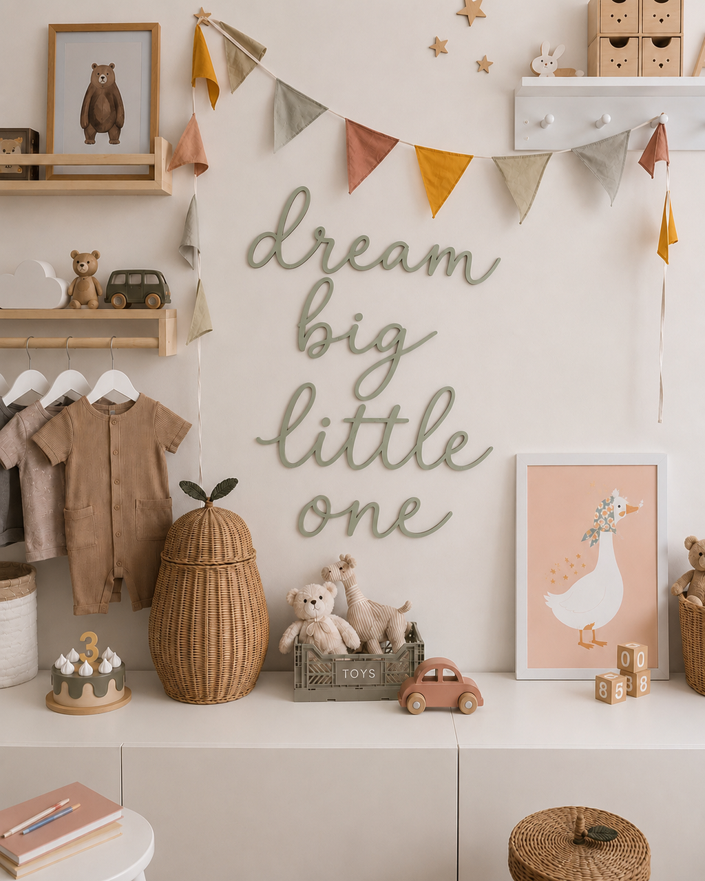 Dream big little one | Acrylic Wall Words