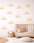Boho Sunrise Wall Stickers Set