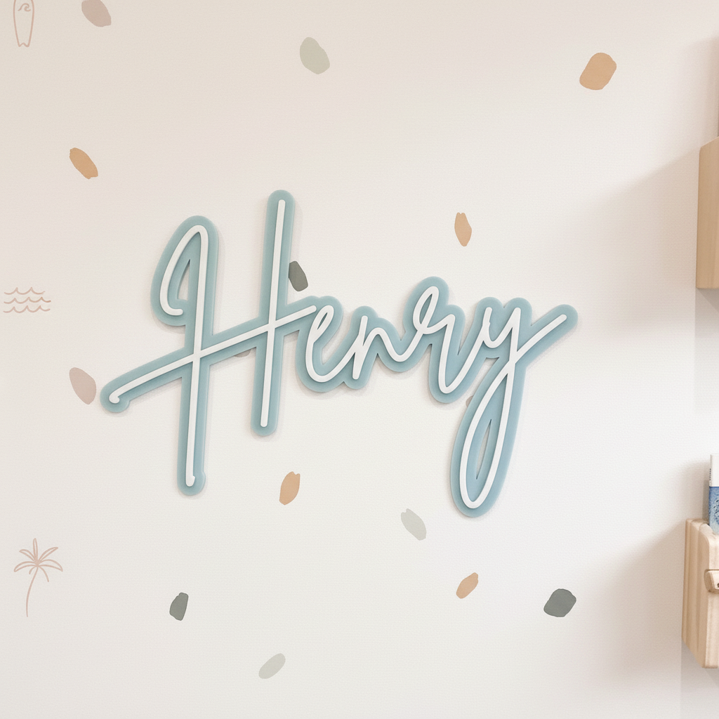 Double Mounted Name Signs