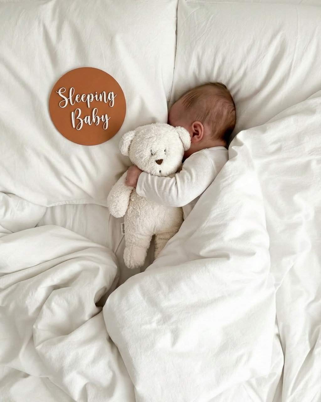 Acrylic Announcement Discs - Double Name