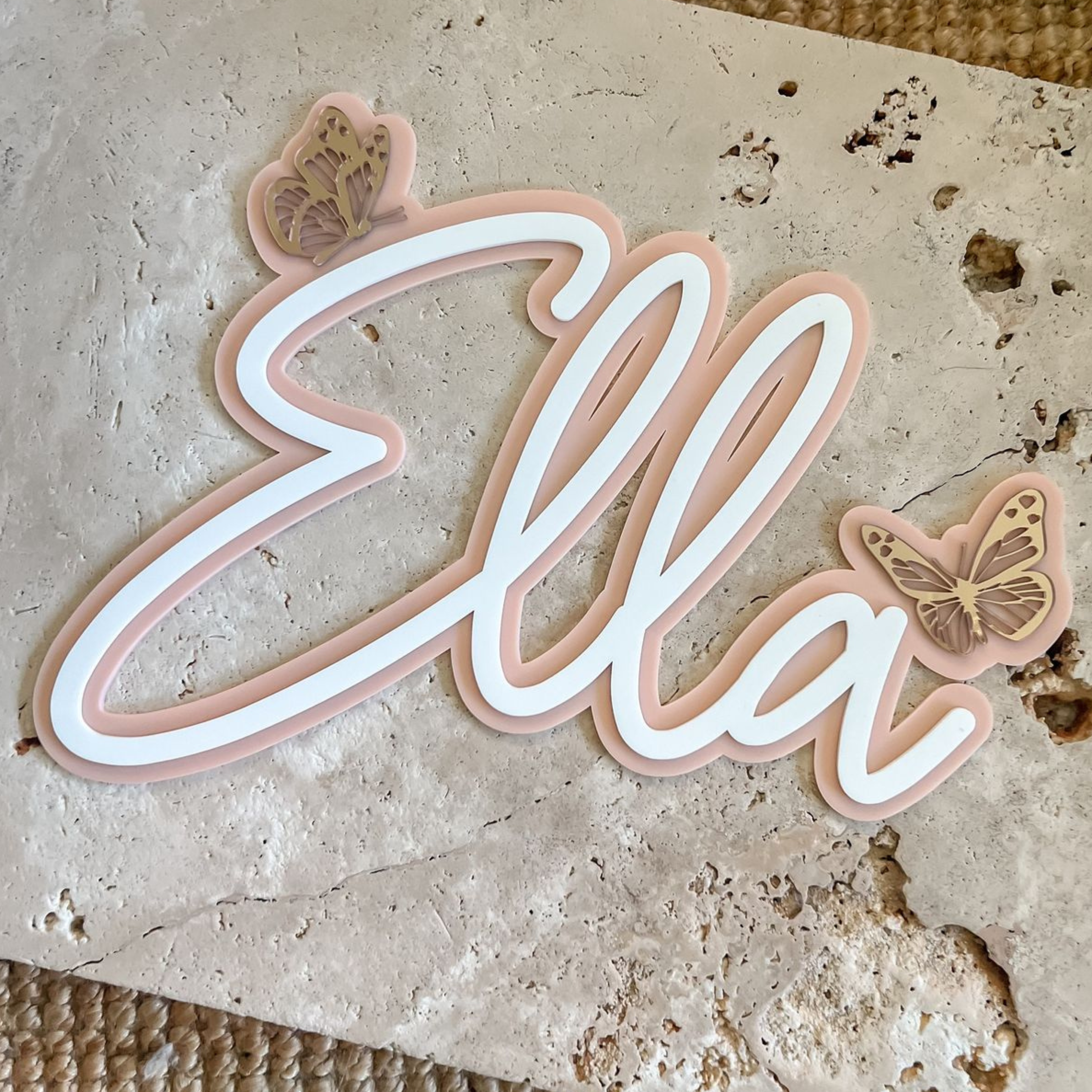 Double Mounted Name Signs