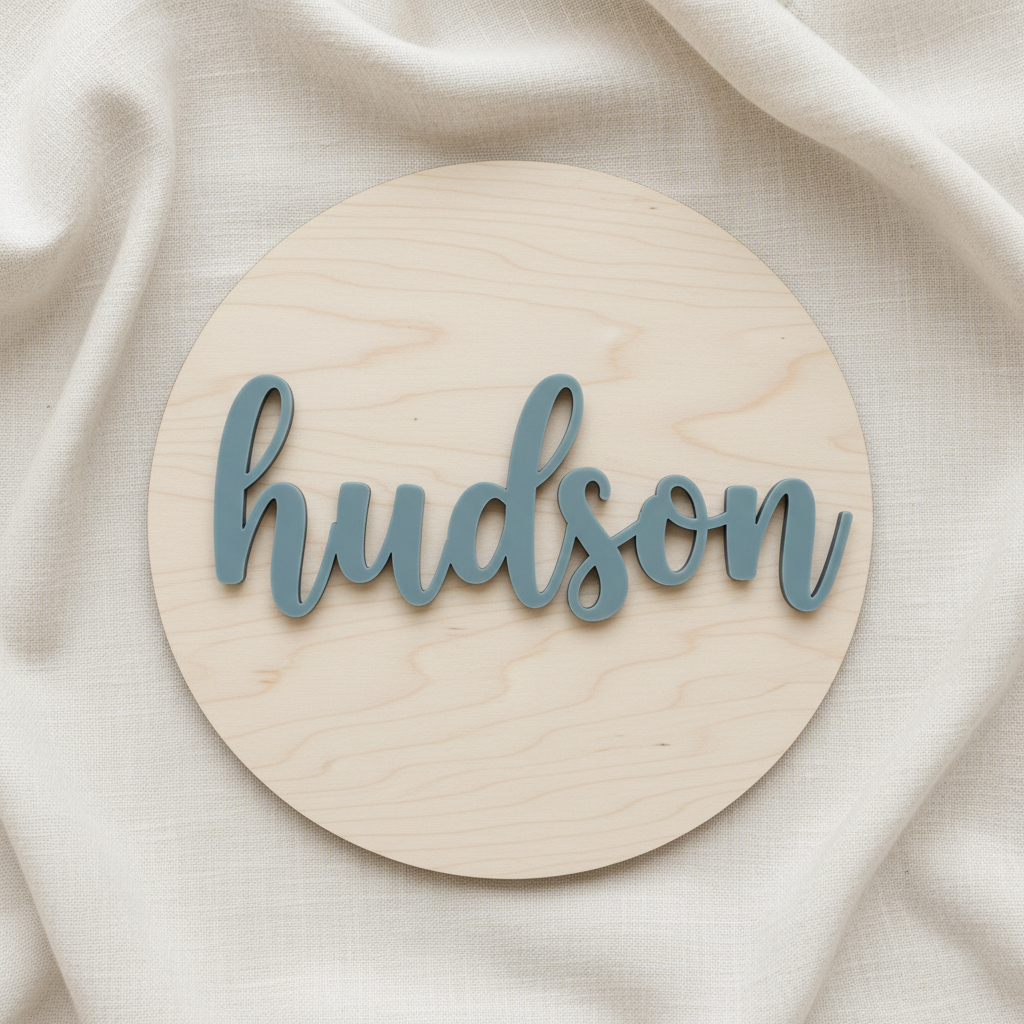 Baby Name Announcement Discs