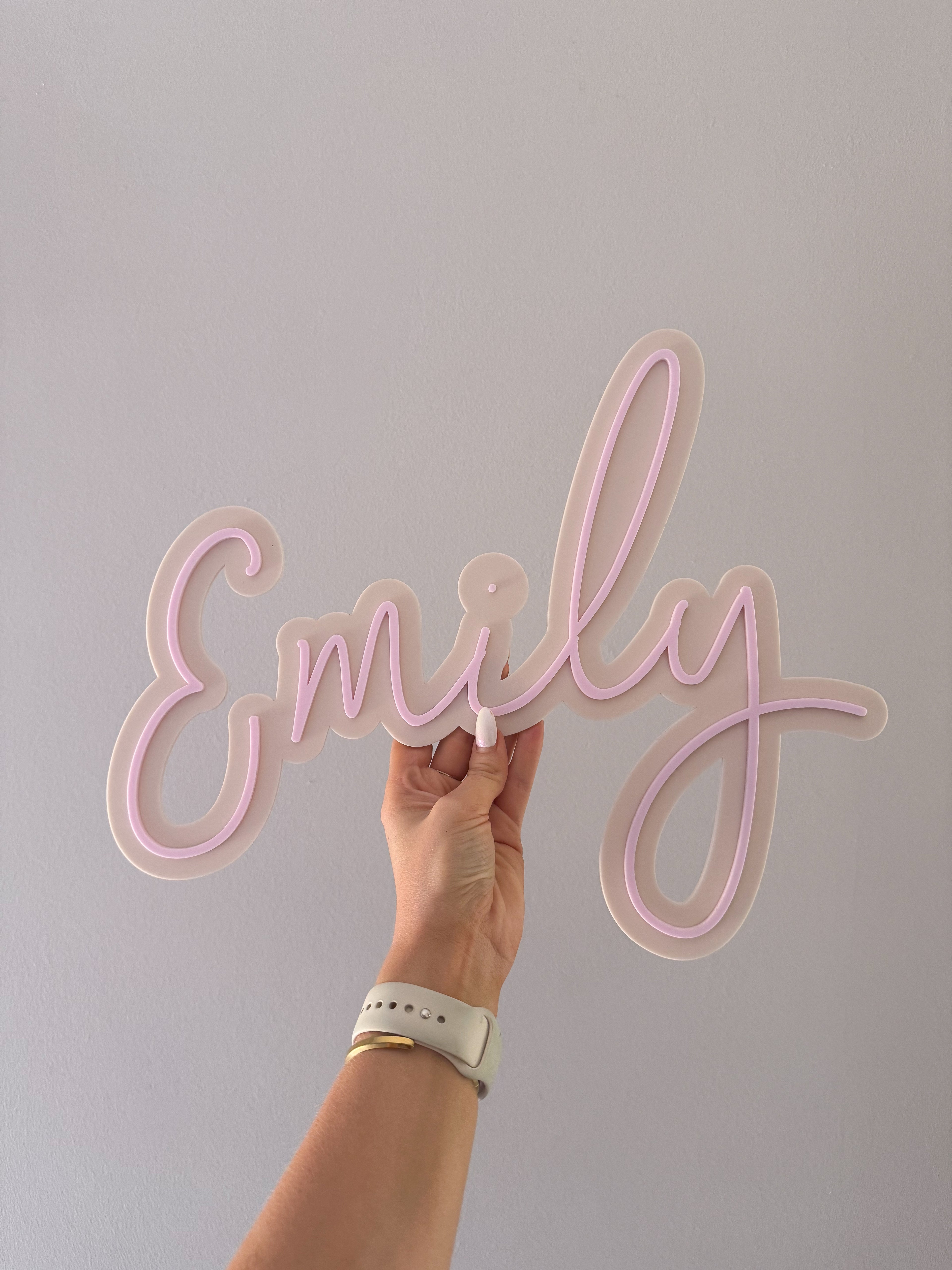 Double Mounted Name Signs