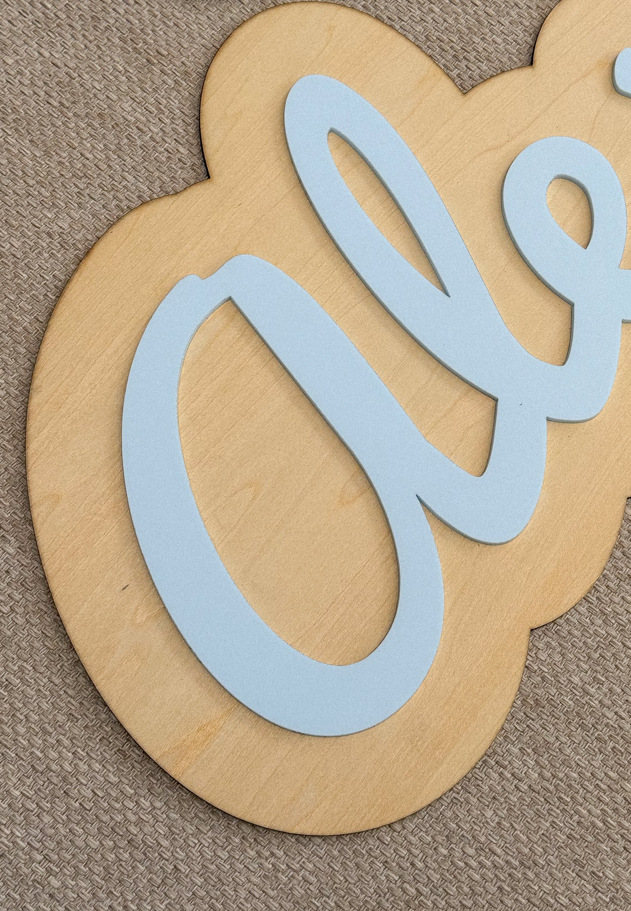 Double Mounted Name Signs