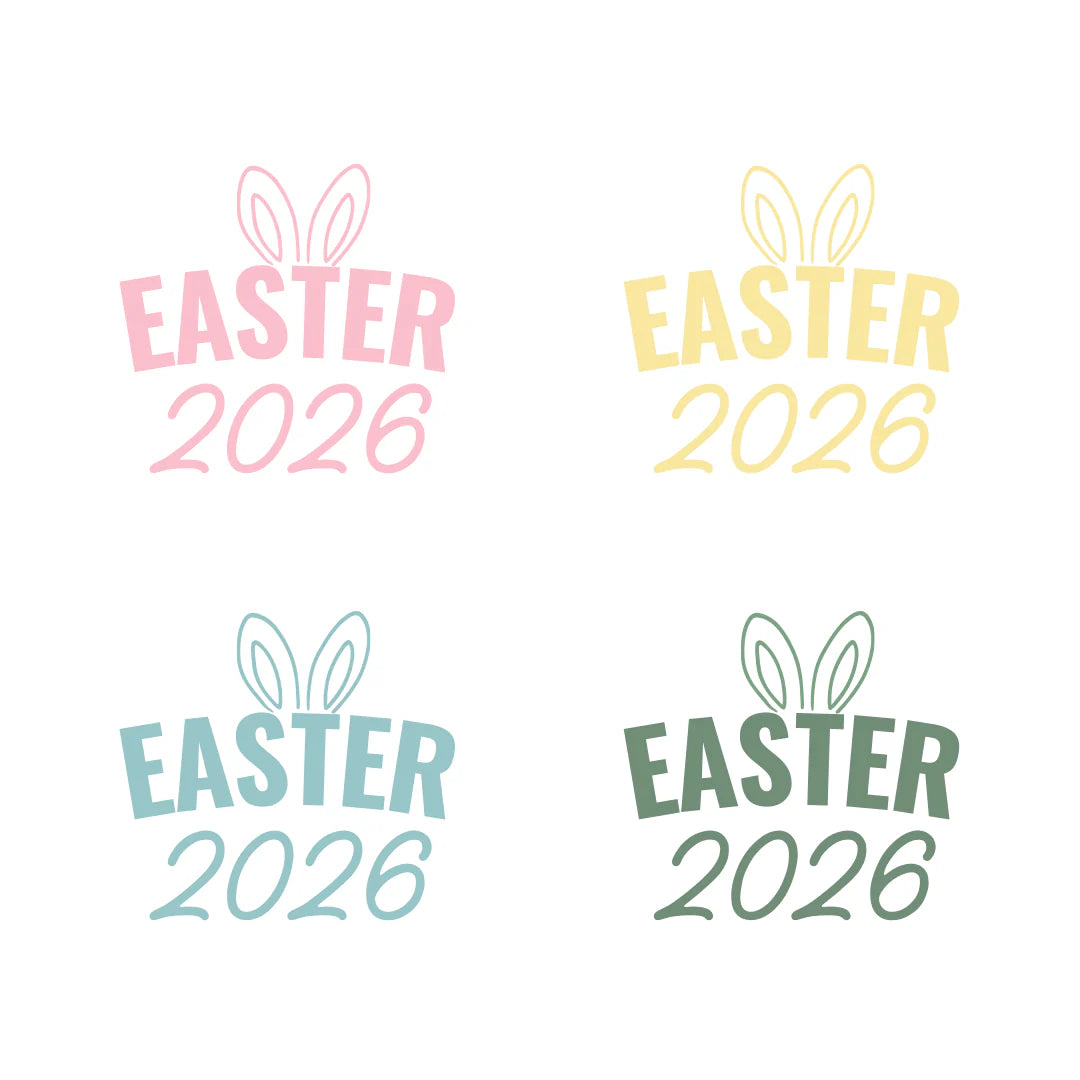 Easter Oversized White Tee with Text