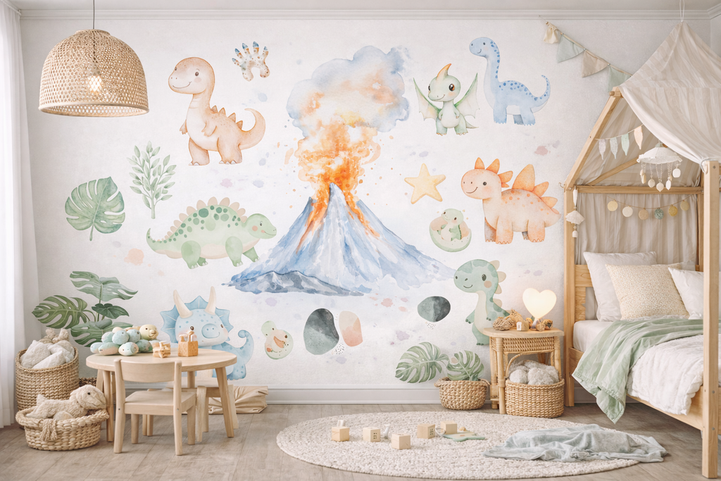 Dino Land Wall Stickers Set