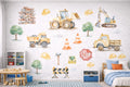 Construction Wall Sticker Set
