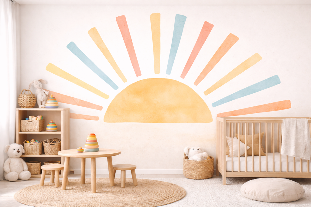 Boho Sunrise Wall Stickers Set