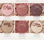 Acrylic Baby Arrival Disc