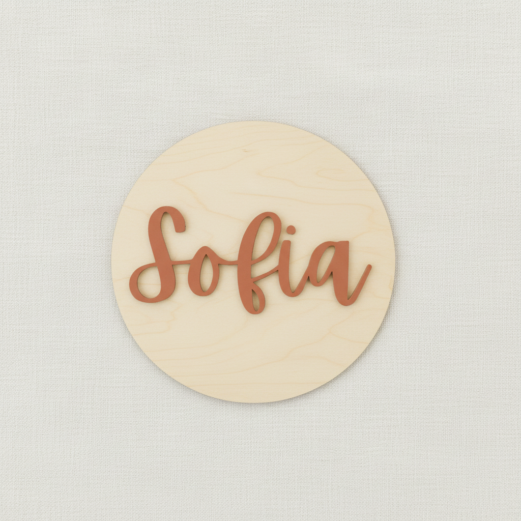 Baby Name Announcement Discs