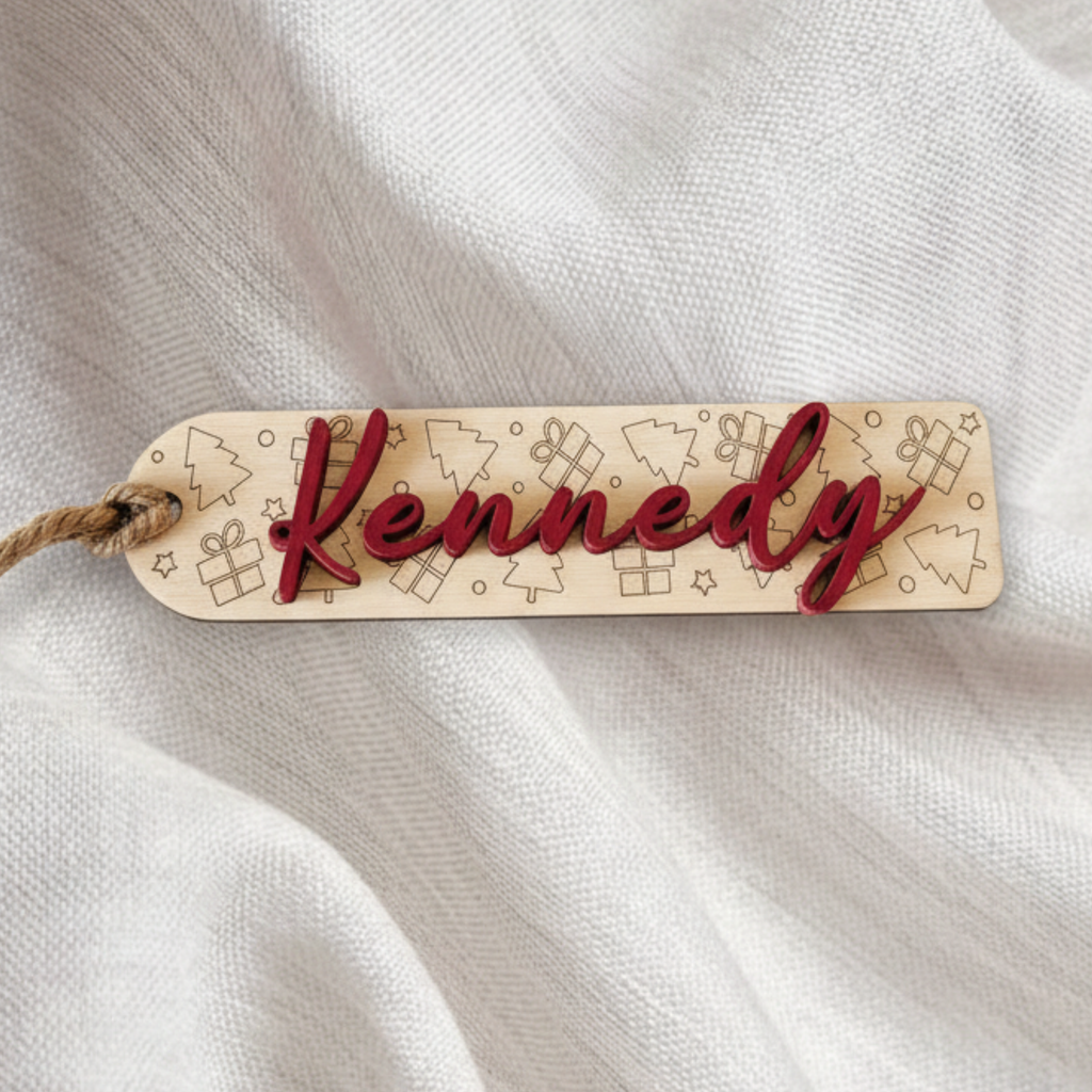 Name Christmas Present Tag – Personalised Keepsake