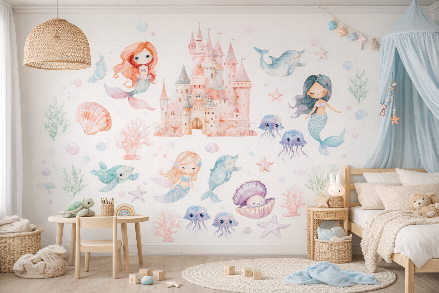 Ocean Magic Wall Stickers Set