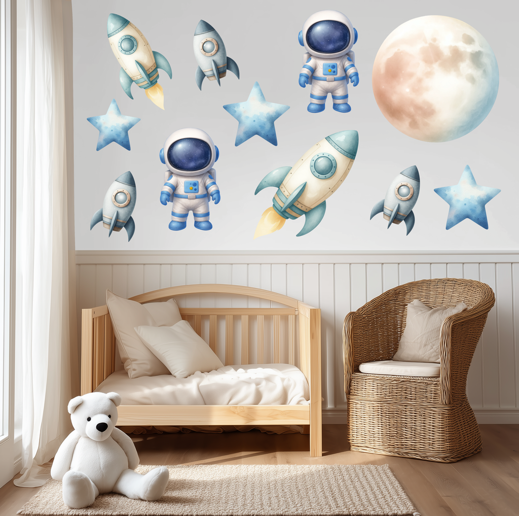 Space Wall Stickers Set
