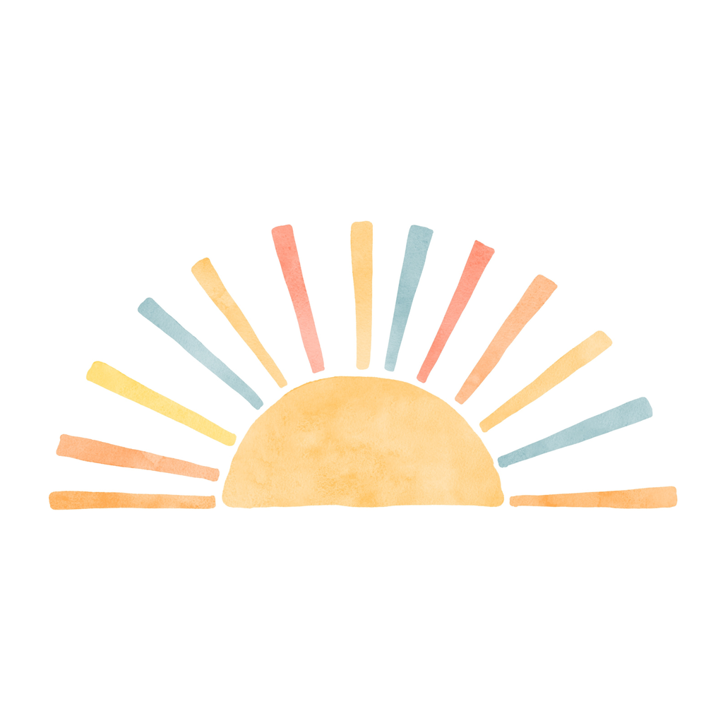 Boho Sunrise Wall Stickers Set