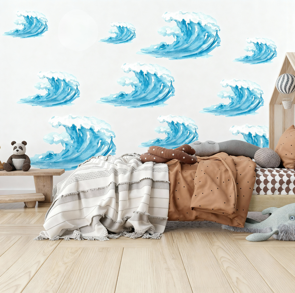 Wave Wall Sticker Set