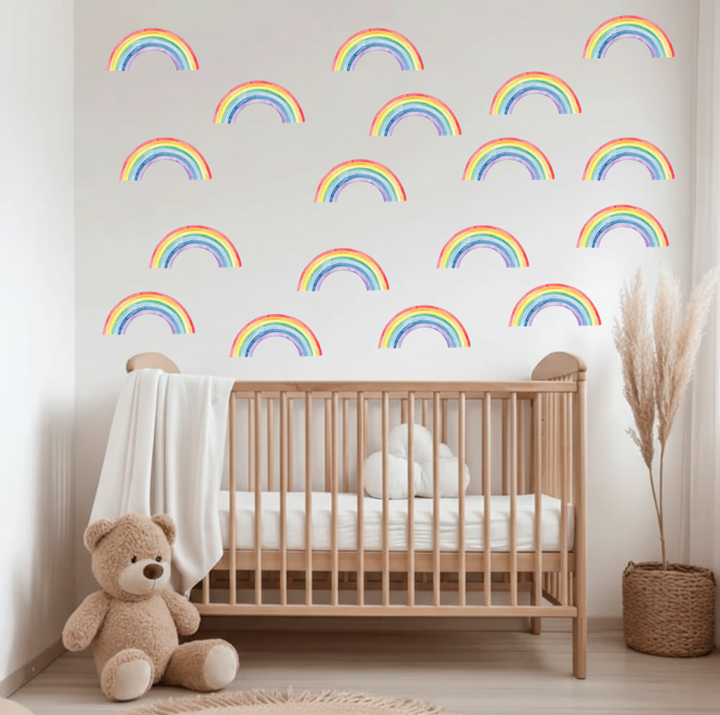 Rainbow Wall Stickers Set