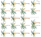 Palm Tree Wall Sticker Set