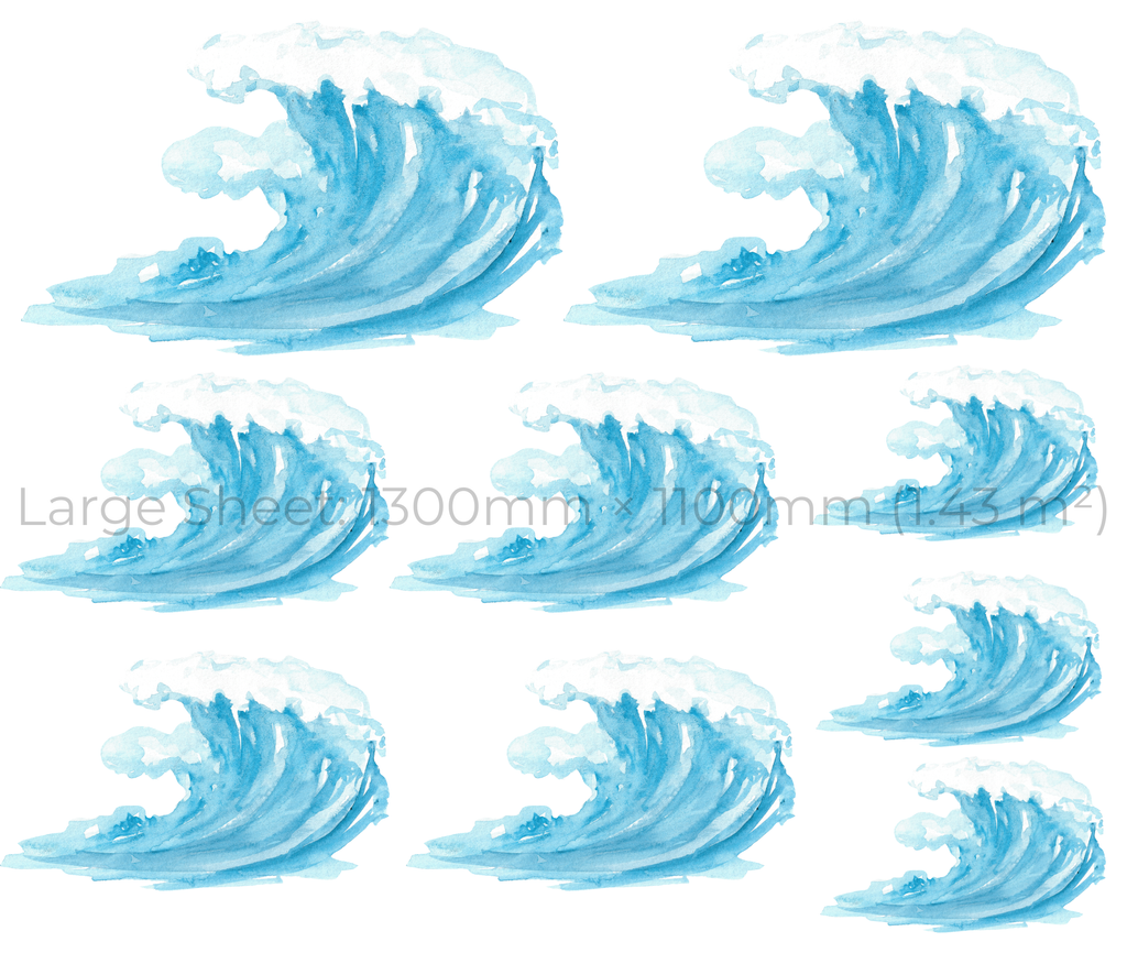 Wave Wall Sticker Set