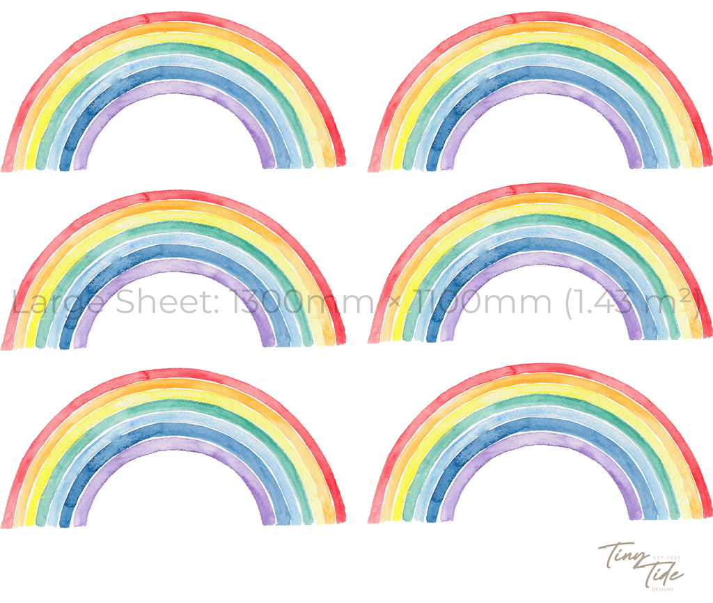 Rainbow Wall Stickers Set