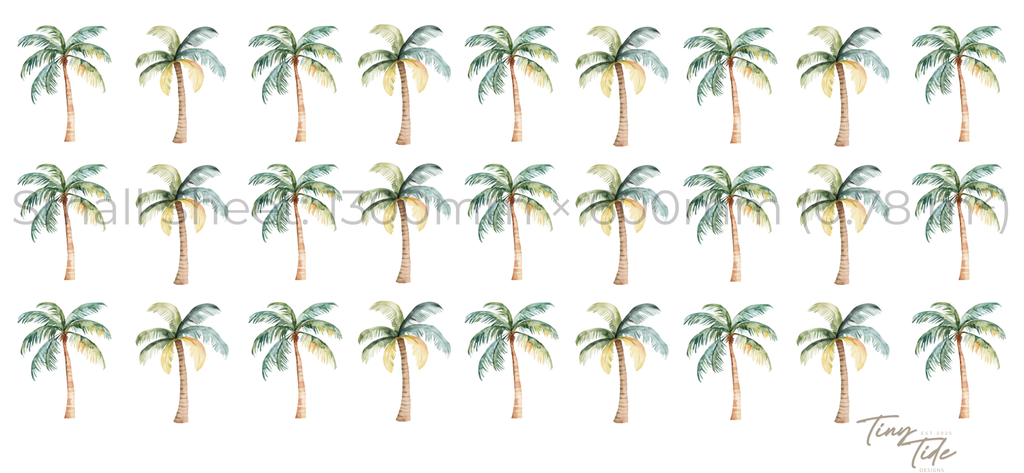 Palm Tree Wall Sticker Set