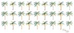 Palm Tree Wall Sticker Set