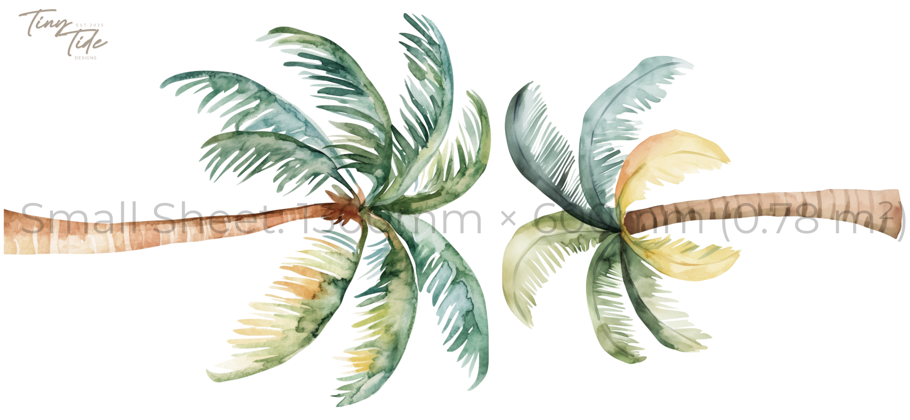Palm Tree Wall Sticker Set