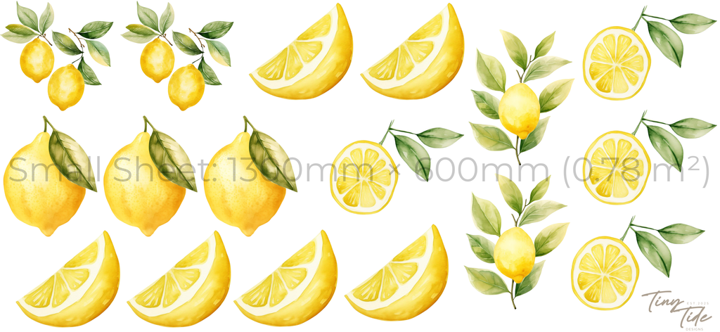 Lemon Wall Stickers Set