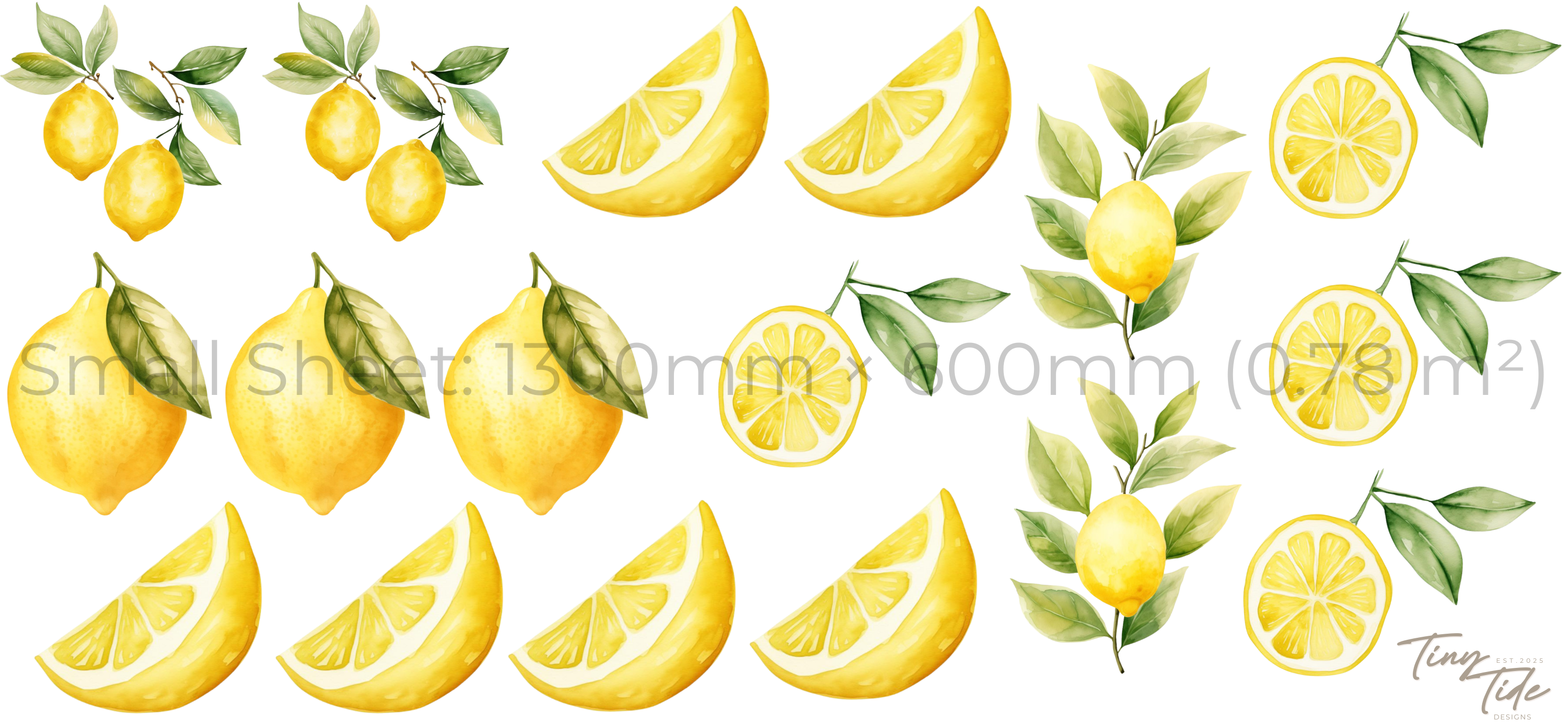 Lemon Wall Stickers Set