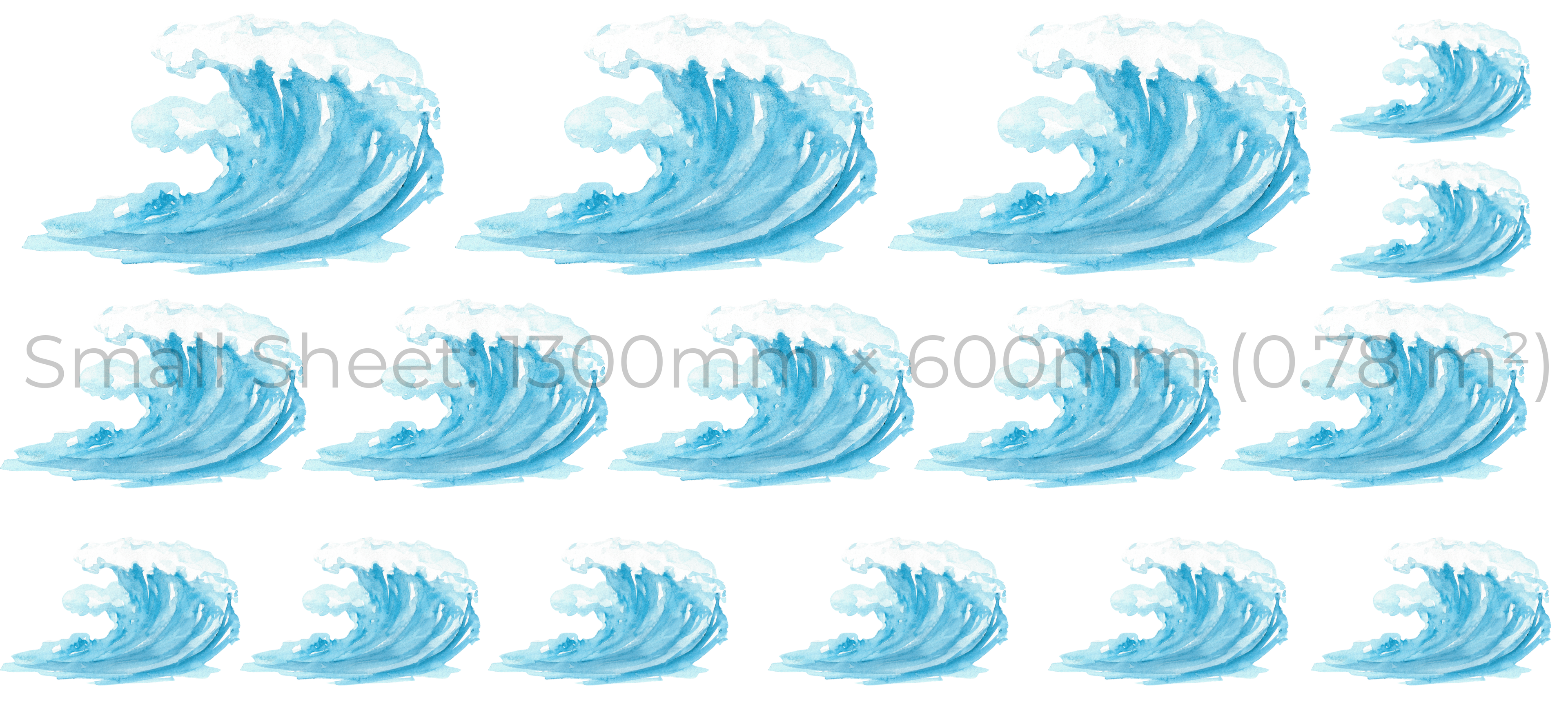 Wave Wall Sticker Set