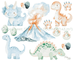 Dino Land Wall Stickers Set