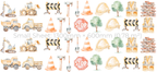 Construction Wall Sticker Set