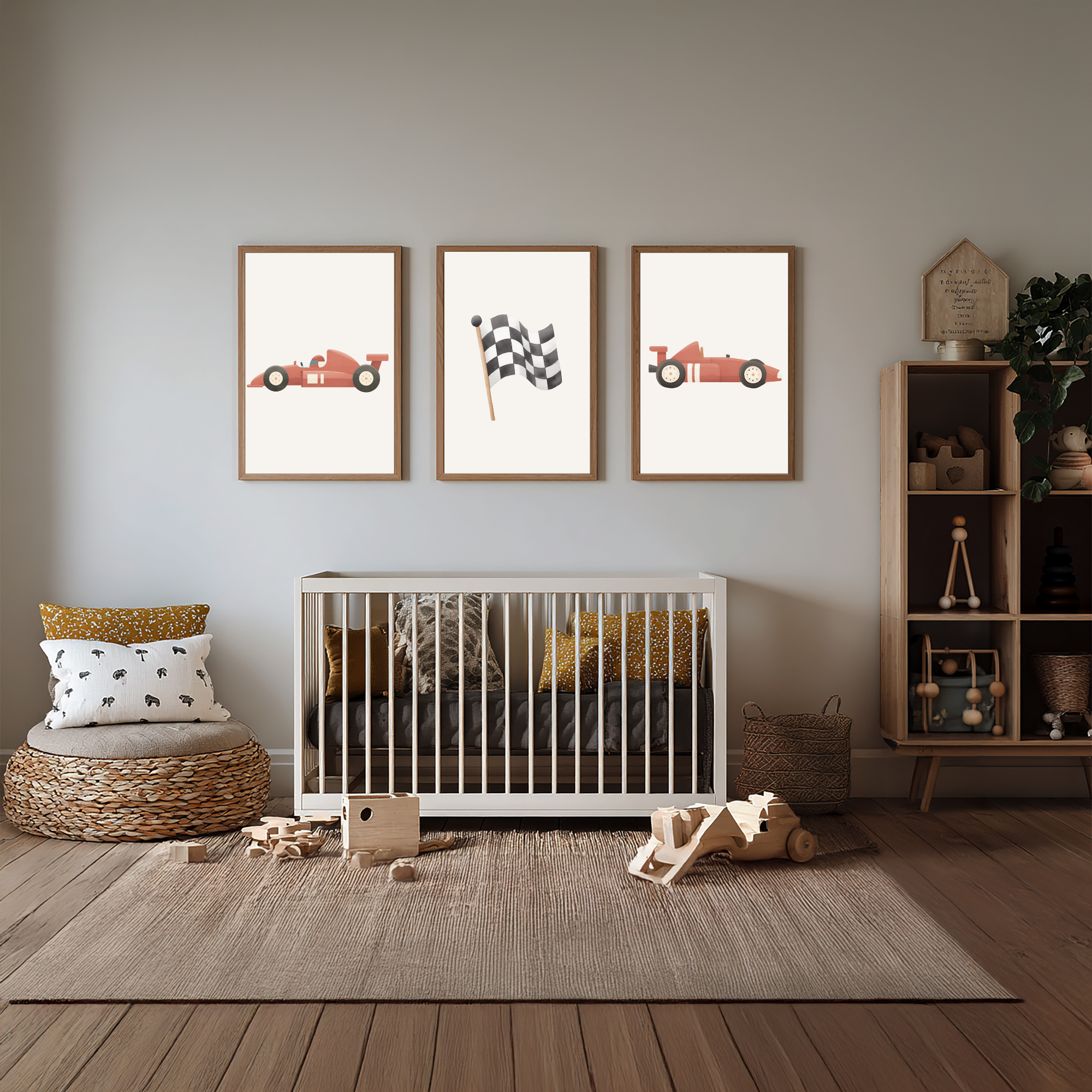 Red Racing Car
