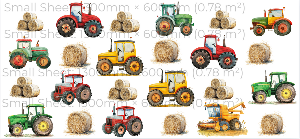 Tractor Farm Wall Sticker Set