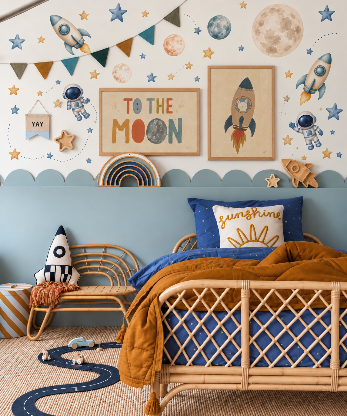 Space Wall Stickers Set