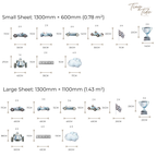 Vintage Racing Cars Wall Sticker Set