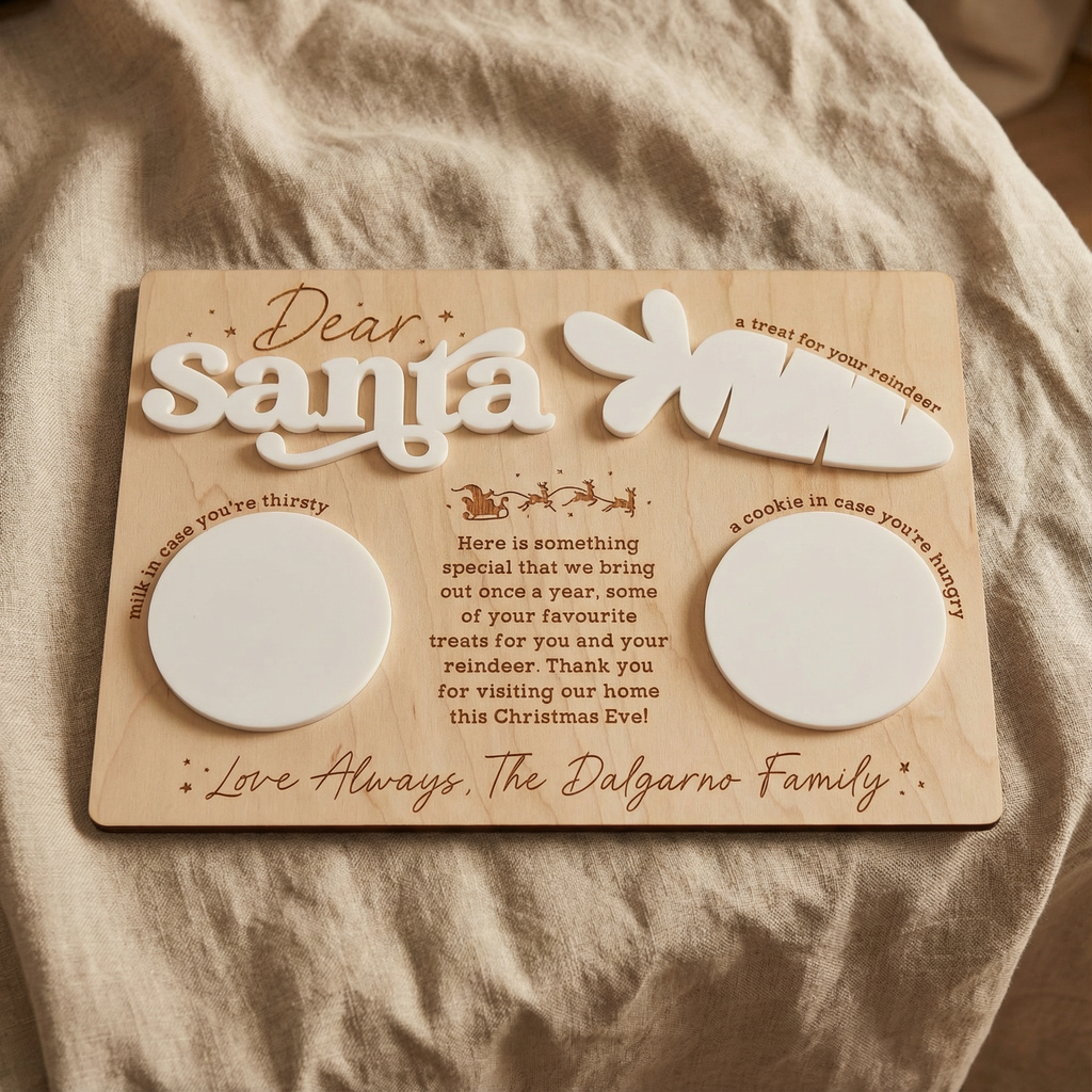 Dear Santa Christmas Treat Board